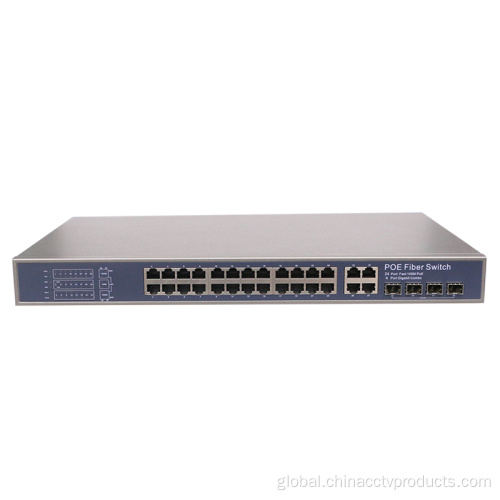 PoE Repeater 24Port PoE Switch with Gigabit Uplink and SFP Factory